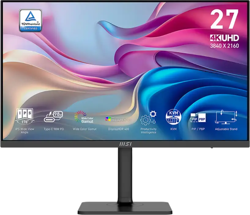 MONITOR 27" MSI Modern MD272UPHG UHD 60Hz, 9S6-3PB19H-270