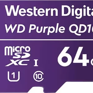 WD Purple 64GB SC QD101 microSD