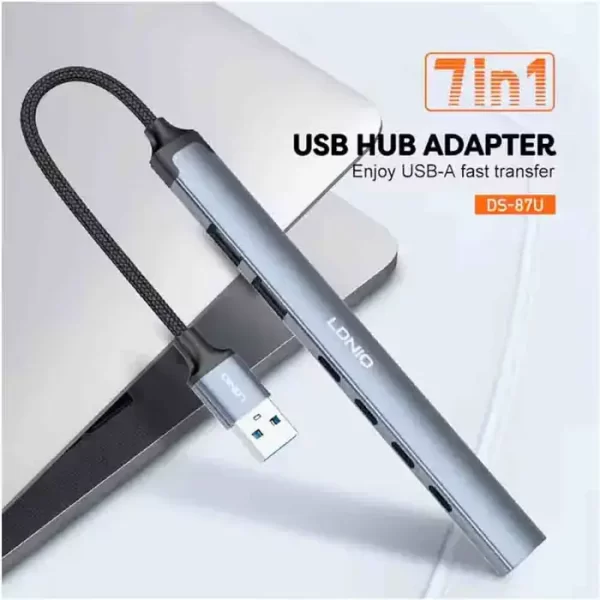 LDNIO USB HUB DS-87C 1*USB 3,0+ 4*USB C 2,0 + 2* USB 2,0 NA USB C