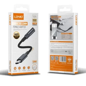 ADAPTER LDNIO LSY80C USB TIP C NA 3,5 mm BIJELI