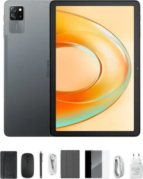 TABLET BLACKVIEW SET Tab 60 PRO LTE SIVI 8/128 GB 10,1 INCH GRATIS PREKLOPNA TORBICA, STYLUS OLOVKA, TIPKOVNICA, BEZIČNI MIŠ, PUNJAČ