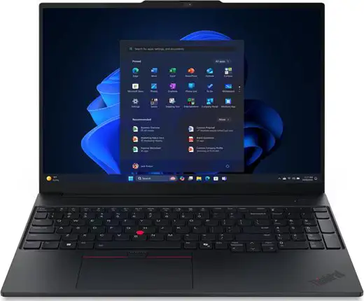 LENOVO THINKPAD E16 GEM3, 16", INTEL CORE ULTRA 5 230, 16GB DDR5, 512GB NVMe, WINDOWS 11 PRO, 21ST001HSC
