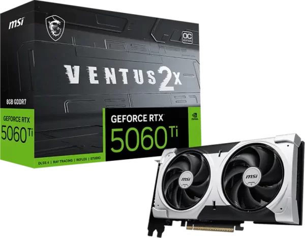 MSI NVIDIA GeForce RTX 5060 Ti 8G Ventus 2X OC Plus