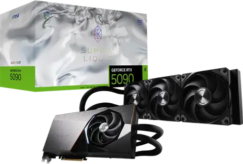 MSI Gaming RTX 5090 32G SUPRIM LIQUID SOC Graphics Card