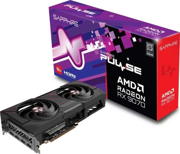 SAPPHIRE PULSE AMD Radeon RX 9070 16GB GDDR6 256-bit