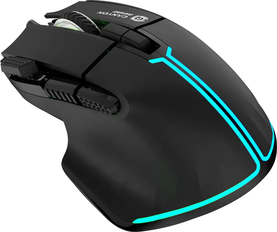 CANYON mouse Fortnax GM-636 RGB 9buttons Wired Black - Slika 2