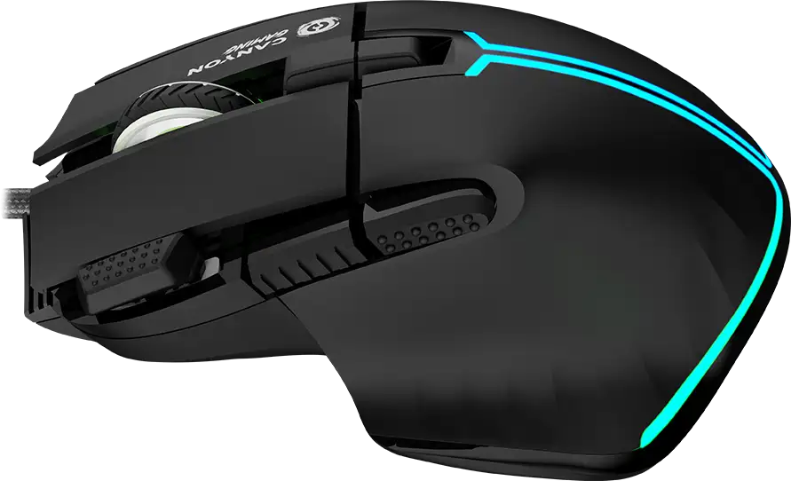 CANYON mouse Fortnax GM-636 RGB 9buttons Wired Black - Slika 5