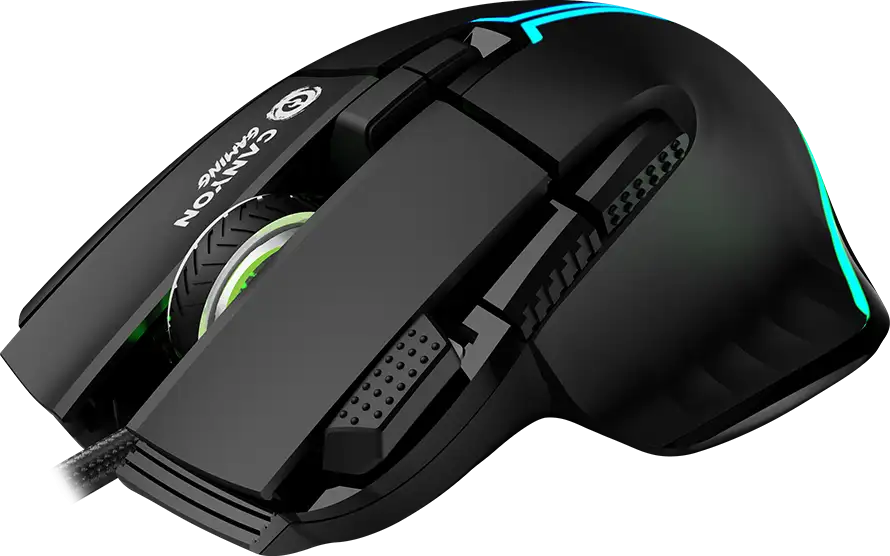 CANYON mouse Fortnax GM-636 RGB 9buttons Wired Black - Slika 3