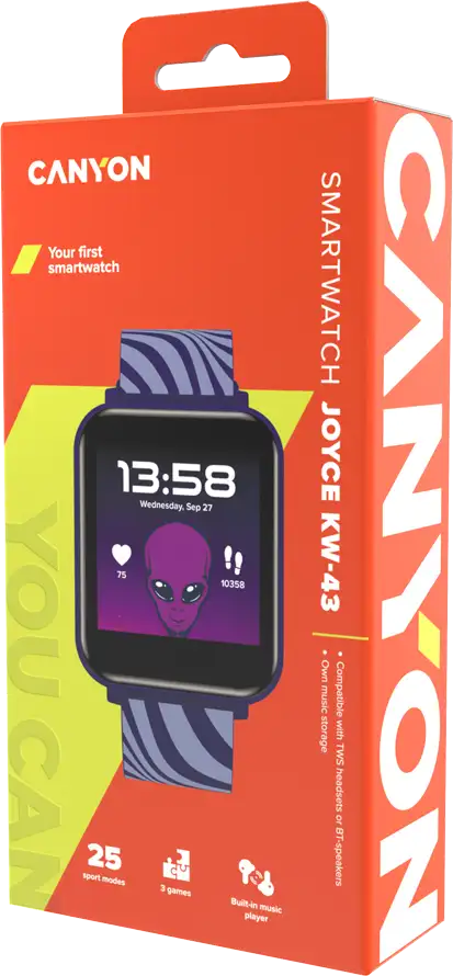 CANYON kids watch Joyce KW-43 DUAL BT Music Plava - Slika 7
