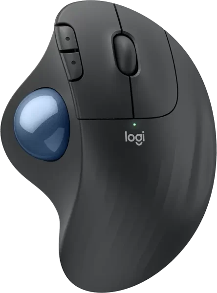 LOGITECH ERGO M575S Wireless Trackball - GRAPHITE+BLUE BALL - BT - EMEA28-935