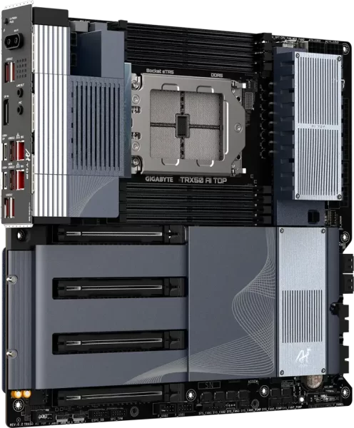 GIGABYTE Mainboard Desktop TRX50 AI TOP 2B, AMD Ryzen Threadripper PRO 7000 series/ Ryzen Threadripper 7000