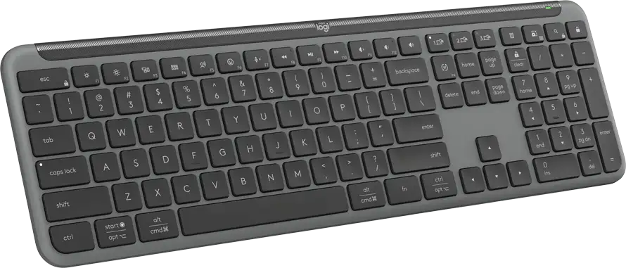 LOGITECH SIGNATURE SLIM WIRELESS KEYBOARD K950 - GRAPHITE - US INT'L - 2.4GHZ/BT - INTNL-973
