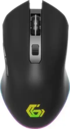 Gembird 6-button rechargeable wireless RGB gaming mouse "Firebolt", black
