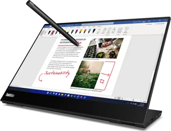 Lenovo ThinkVision M14t Gen 2, 14" IPS TOUCH 2440x1400 px, Tilt, Pivot, HAS, 63FDUAT6WL
