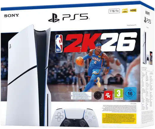 PlayStation 5 Slim D chassis + NBA 2K26 PS5 VCH