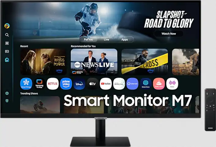 Samsung Smart Monitor M7 M70F, 32", LS32FM702UUXDU