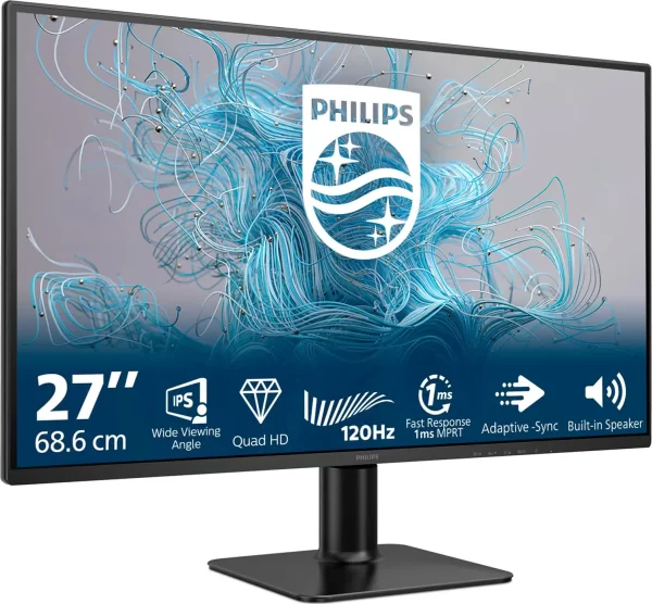 Philips 27", QHD, HDMI, DP, 120Hz, 27E2N2500