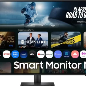 MONITOR 43" SAMSUNG SMART MONITOR M7 M70F, UHD VA, 60Hz, Smart, 4K (2160p), 4ms, HDMI, LS43FM702UUXDU