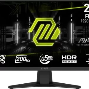 MONITOR 24" MSI MAG 244F, 0.5ms, HDMI, DP, FHD 200Hz, 9S6-3BC41H-001