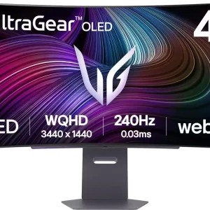 MONITOR 45" LG ULTRA GEAR OLED, 45GX90SA, WQHD, webOS, HDMI 2.1, USB-C, 240hz, 45GX90SA-B.AEU