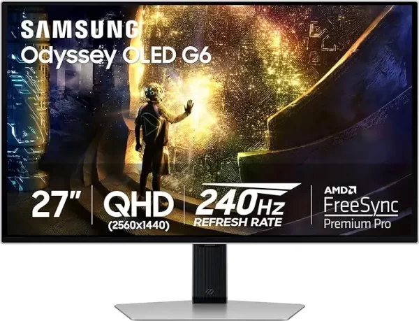 MONITOR 27" SAMSUNG ODYSSEY OLED G61SD, LS27DG612SUXEN, QHD OLED, 240Hz, HAS, LS27DG612SUXEN