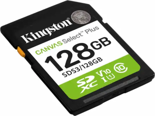 Kingston Canvas Select Plus SD, R150MB, 128GB