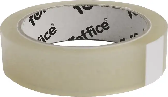 Traka ljepljiva 25 mm/66m akrilna bešumna 25my FORoffice prozirna