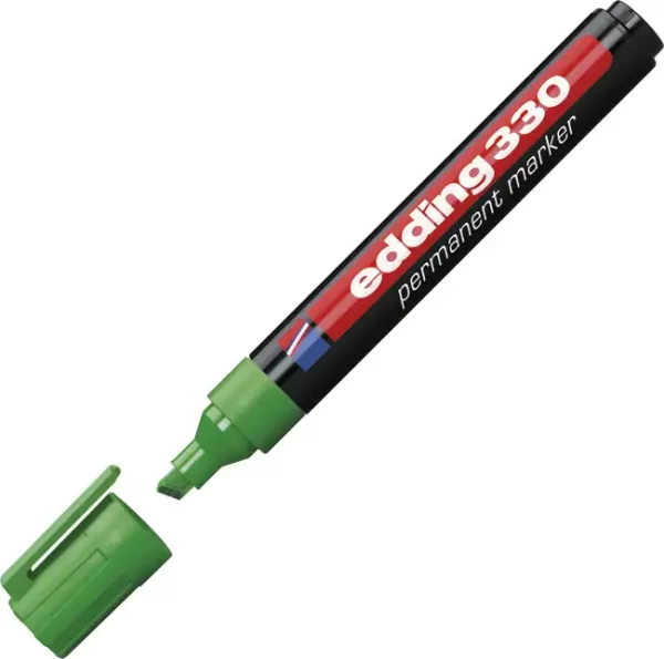 Marker permanentni 1-5 mm klinasti vrh Edding 330 zeleni