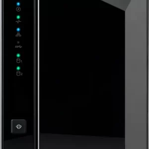 ASUSTOR NAS AS3302Tv2 Drivestor2 Pro Gen2 2x 3.5" - 1x 2.5Gbe Realtek QuadCore RTD1619B 1.7GHz 2GB single PSU desktop