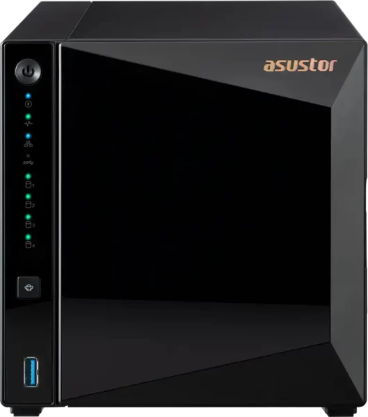 ASUSTOR NAS AS3304Tv2 Drivestor4 Pro Gen2 4x 3.5" - 1x 2.5Gbe Realtek QuadCore RTD1619B 1.7GHz 2GB single PSU desktop