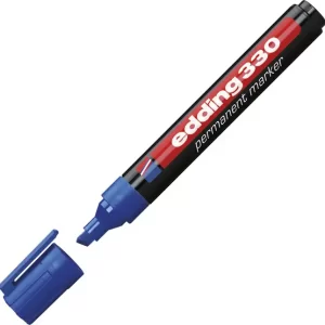 Marker permanentni 1-5 mm klinasti vrh Edding 330 plavi