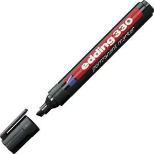 Marker permanentni 1-5 mm klinasti vrh Edding 330 crni