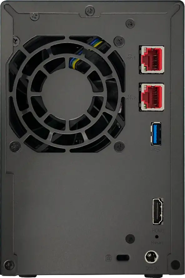 ASUSTOR NAS AS6702T Lockerstor2 Gen2 2x 3.5" 4x M.2 cache 2x 2.5Gbe Celeron QuadCore N5105 2.9GHz 4GB single PSU desktop - Slika 3