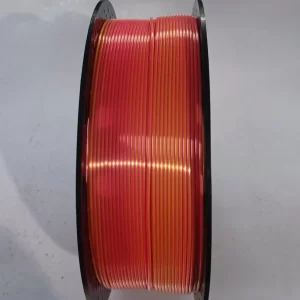 Silk PLA filament 1.75 mm, 1 kg, pink/gold