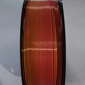 Silk PLA filament 1.75 mm, 1 kg, red/gold