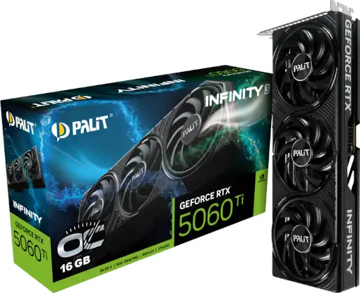 Palit GF RTX5060Ti Infinity 3 OC, 16GB GDDR7