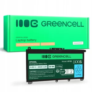 Green Cell (HP163) baterija 3400 mAh,11.55V HT03XL do HP 240 G7 245 G7 250 G7 255 G7, HP 14 15 17, HP Pavilion 14 15