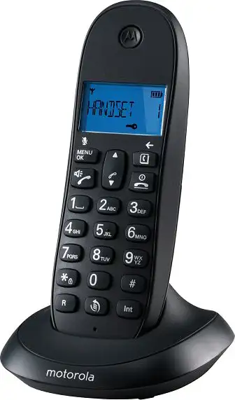 MOTOROLA DECT TELEFON C1001LB+ crni - Slika 2