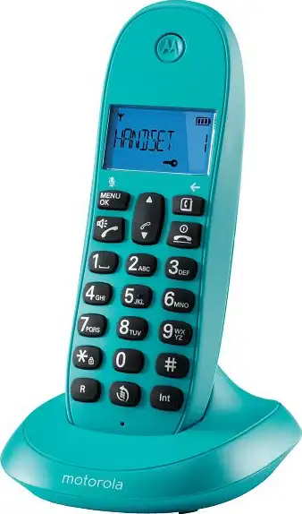 MOTOROLA DECT TELEFON C1001LB+ tirkizna