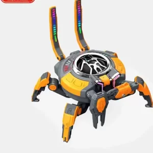 ZVUČNIK PRIJENOSNI BLUETOOTH XO U OBLIKU MEHANIČKOG RAKA F52 NARANČASTI