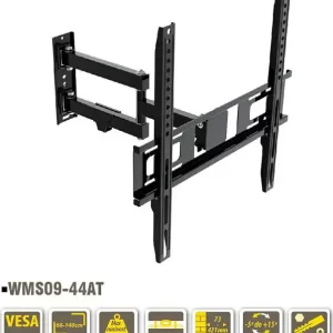 TV NOSAČ IZVLAČNI ZA LCD DIJAGONALE 66-140 cm, NAGIB -5-15 +CLASS WMS09-44AT