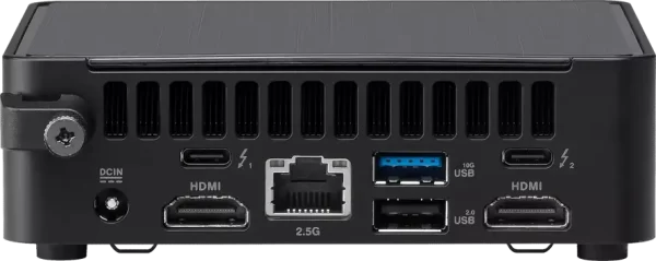 ASUS NUC 14pro/RNUC14RVKU500002I/Intel Ultra 5 125H/Intel Arc graphics/4xUSB/M.2 22x80 NVMe; 22x42 NVMe/2,5Gbe LAN/2xHDMI/ 2x Thunderbolt 4 (USB-C+DP)/no Storage/no RAM/AX211.D2WG.NV/no OS/EU Cord/Sli