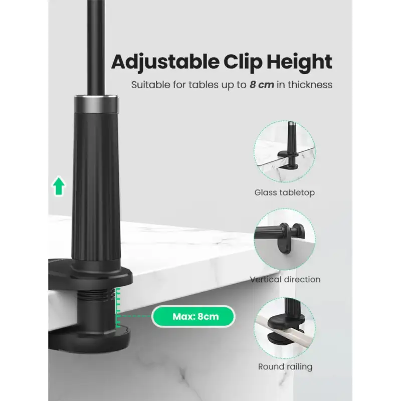 UGREEN držač za smartphone, fleksibilni, crni, 90cm - Slika 2