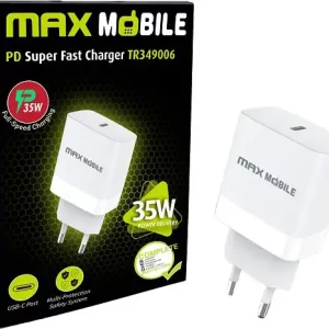 MAXMOBILE KUĆNI PUNJAČ PD SUPER FAST CHARGE TYPE C, TR349006 35W