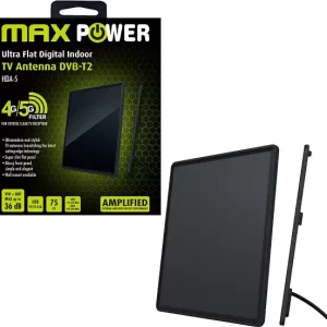 MAXPOWER ANTENA TV S POJAČALOM HDA-5 UHF+VHF 36db 5G filter
