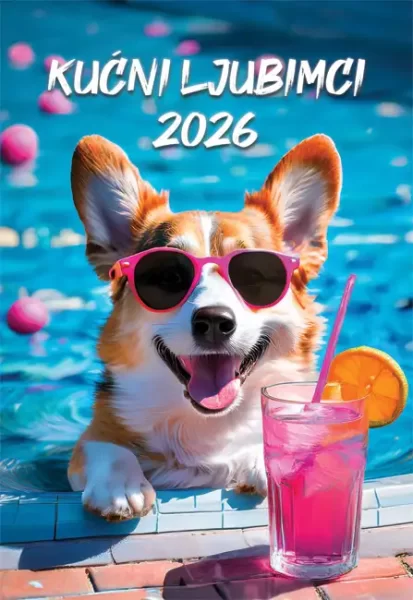 Kalendar "Kućni ljubimci 2026" 13 listova, spirala, 000047823