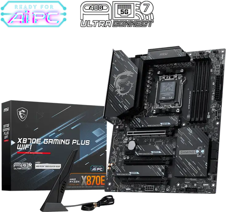 MBO AM5 MSI X870E GAMING PLUS WIFI