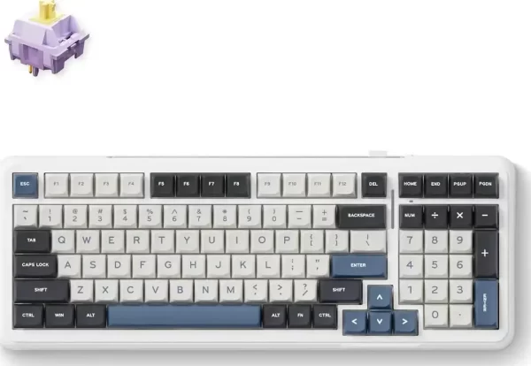MCHOSE K99 Mechanical Keyboard, Navy Blue, 98%, K99-3A /HR znakovi/