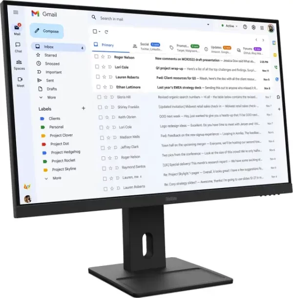 Lenovo 27" FHD IPS, VGA, HDMI, DP, pivot, E27-40, 64BCMAT4EU