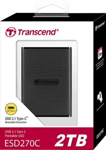 SSD EXT 2TB Transcend ESD270C Type-C TS2TESD270C